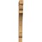 Ekena Millwork Olympic Block Smooth Bracket, Western Red Cedar, 3 1/2"W x 28"D x 40"H BKT04X28X40OLY05SWR - alternate 3